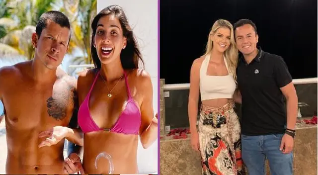 Korina Rivadeneira y Brunella Horna bromean sobre sus parejas. Korina Rivadeneira y Brunella Horna bromean sobre sus parejas.