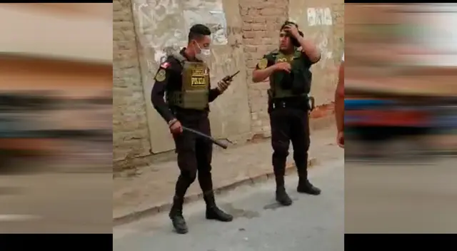 Cámaras registraron agresión a policía. Cámaras registraron agresión a policía.