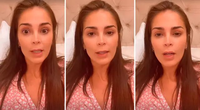 Laura Spoya confesó que pasó los primero días del año enferma.