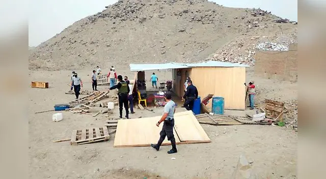 Zona arqueológica en Cajamarquilla Zona arqueológica en Cajamarquilla