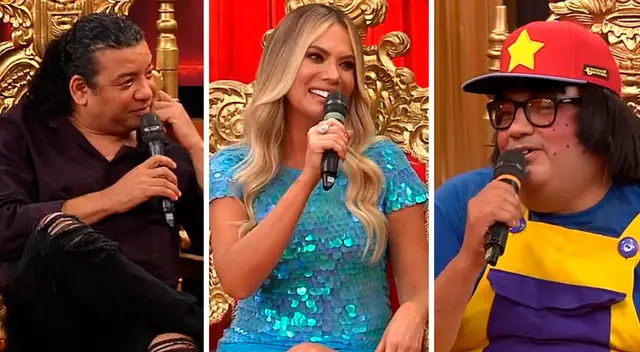 Laura Huarcayo se mostró sensible al reencontrarse con sus excompañeros.