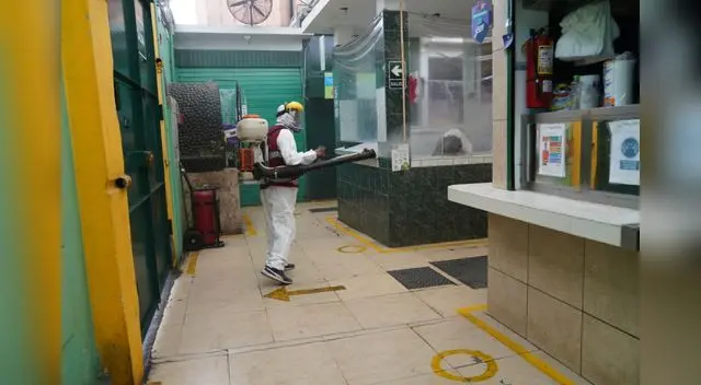 desinfectan parques y mercados desinfectan parques y mercados