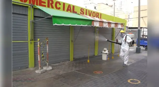 desinfectan parques y mercados desinfectan parques y mercados