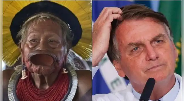 Los dos líderes nativos alegan que desde que Bolsonaro asumió la presidencia en enero de 2019 la destrucción de la selva amazónica se ha acelerado sin medida. Los dos líderes nativos alegan que desde que Bolsonaro asumió la presidencia en enero de 2019 la destrucción de la selva amazónica se ha acelerado sin medida.