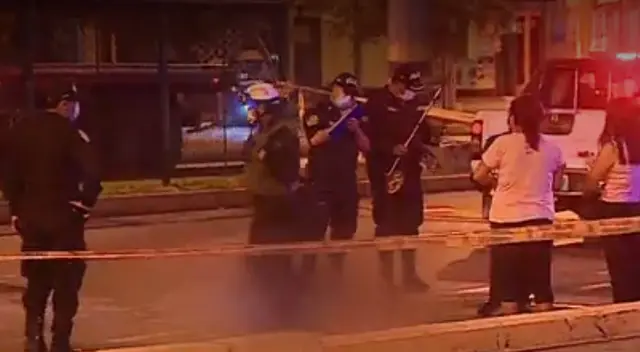 El chofer del bus fue trasladado a la comisaría de Ventanilla.