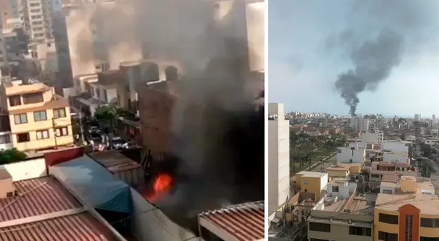 Se reportó un incendio en la cuadra 7 del jirón Sucre en San Miguel. Se reportó un incendio en la cuadra 7 del jirón Sucre en San Miguel.