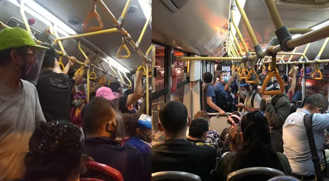 Nuevo horario de inmovilización social ha generado aglomeraciones en el transporte público, según la Defensoría del Pueblo.