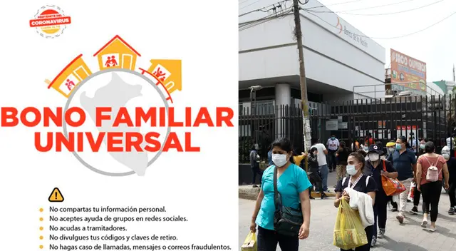 Conoce las modalidades para saber si eres beneficiario del bono familiar universal