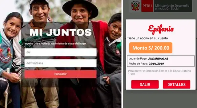 Cómo ver el cronograma de pagos de afiliados a Mi Juntos