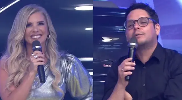 Gian Piero saluda a Johanna San Miguel Gian Piero saluda a Johanna San Miguel