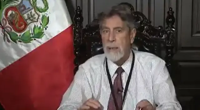 Francisco Sagasti dio un mensaje a la Nación este martes.