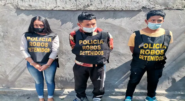 Los detenidos en una vivienda en el Callao Los detenidos en una vivienda en el Callao