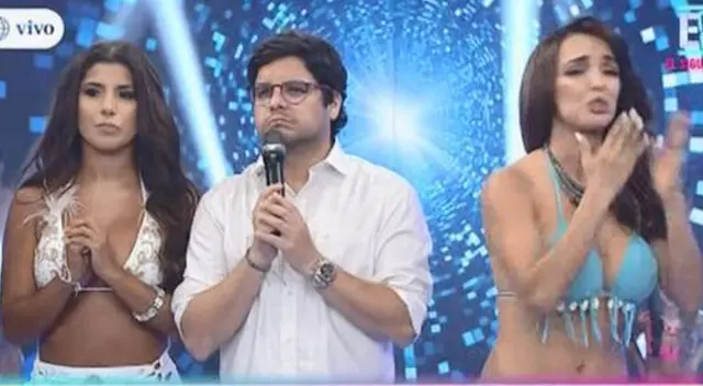 Rosángela Espinoza da la bienvenida a Yahaira Plasencia.