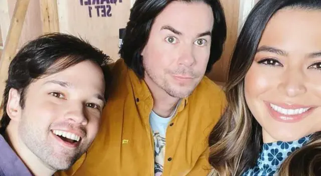 La recordada 'Carly', Miranda Cosgrove, publicó en su cuenta de Instagram la instantánea junto a 'Freddie' y 'Spencer'.