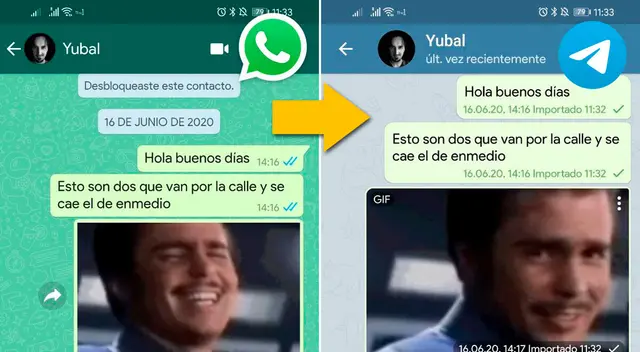 Sigue estos sencillos pasos para migrar tus chats a Telegram. Sigue estos sencillos pasos para migrar tus chats a Telegram.
