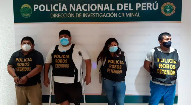 Los detenidos permanecen en Dirincri