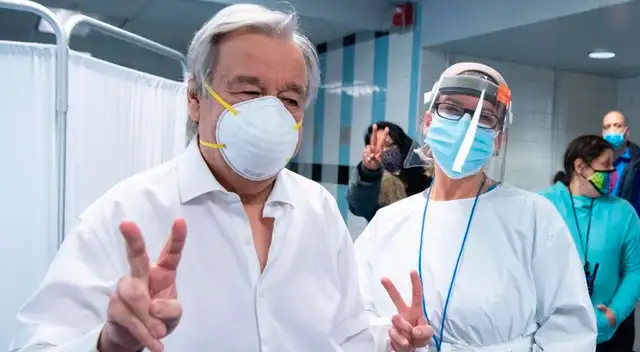 António Guterres, secretario general de la ONU. António Guterres, secretario general de la ONU.