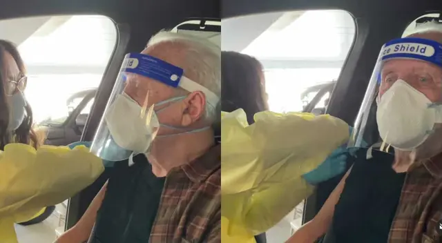 El recordado 'Hannibal Lecter', Anthony Hopkins, mostró el proceso al que se sometió para poder recibir la vacuna, tras haber acatado cuarentena.