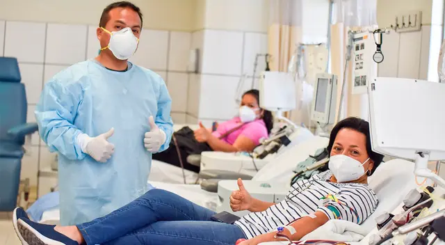 INSN San Borja puso a disposición unidades móviles para recoger de sus casas a los voluntarios