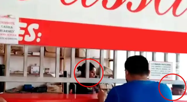 trabajadores de agencia de transporte Cavassa no usan mascarillas