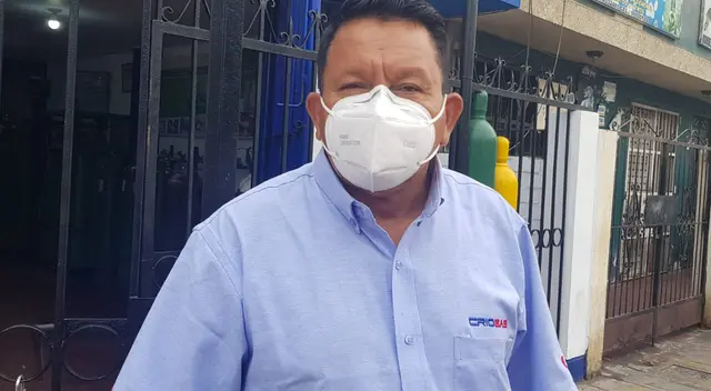 Luis Barsallo, local Criogas en el Callao.