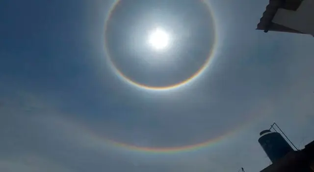 Doble halo de luz en Ica