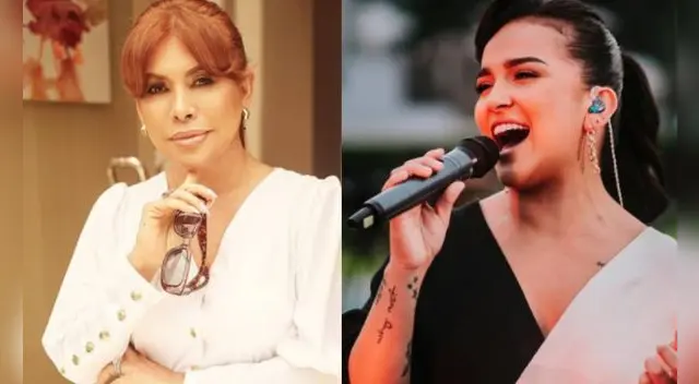 Magaly Medina mostró su apoyo a Daniela Darcourt como cantante.