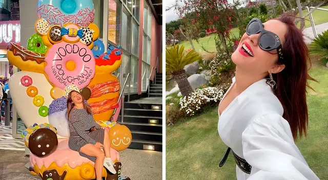 Lesly Castillo se fue de vacaciones a Orlando, Estados Unidos.