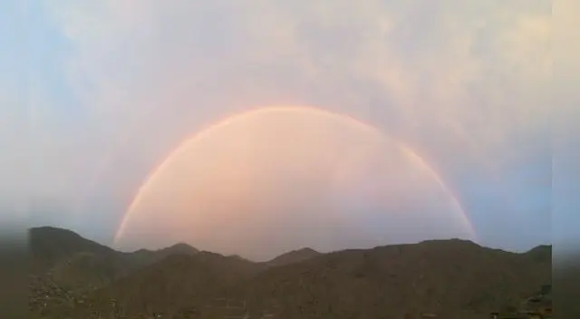 arcoíris se dejó ver en diferentes partes de Lima Metropolitana arcoíris se dejó ver en diferentes partes de Lima Metropolitana