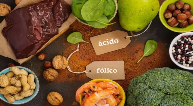 Diversos alimentos contienen ácido fólico.