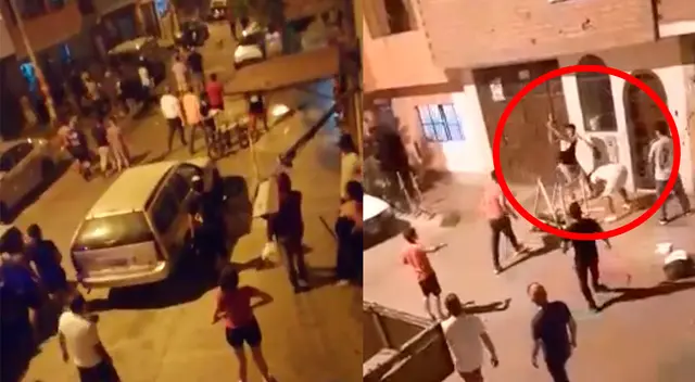 Sujeto le lanzó un palo por la cabeza a otro hombre. Sujeto le lanzó un palo por la cabeza a otro hombre.