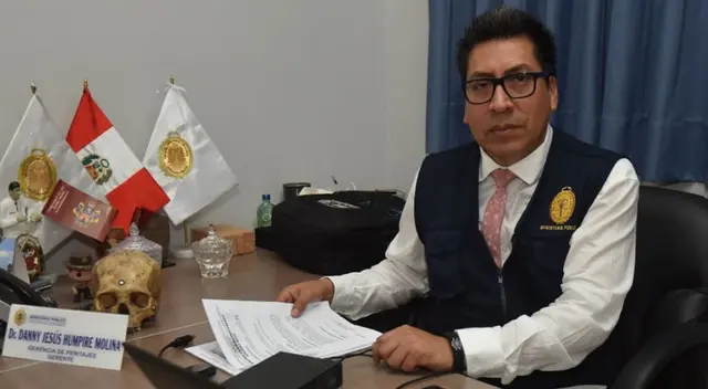 La Fiscalía de la Nación separó de su cargo al perito Danny Humpire del Instituto de Medicina Legal del Ministerio Público