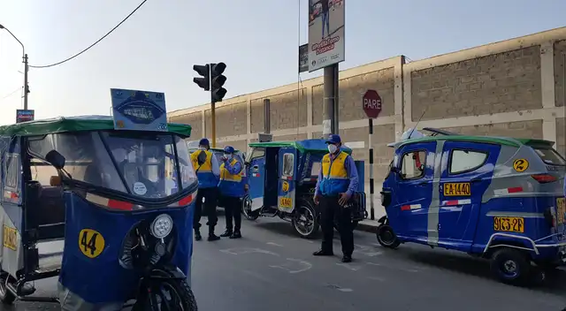 Operativo de mototaxis informales. Operativo de mototaxis informales.