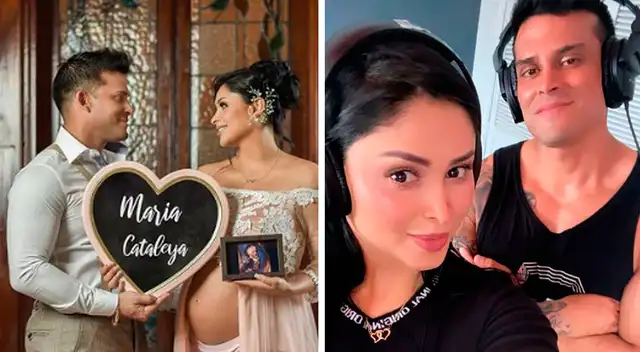 Christian y Pamela festejan con tiernos mensajes un mes más juntos.