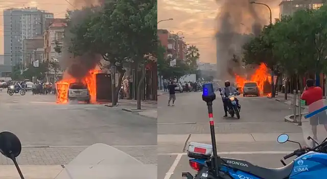 Bomberos ya se encuentran en la zona atendiendo la emergencia.