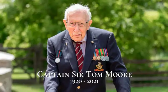 El veterano del ejército británico luchó contra la COVID-19.