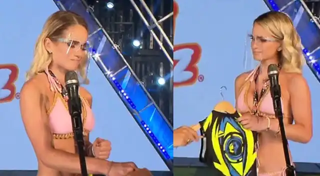 Esto es guerra: Michela Elías llora en vivo tras pasar al equipo de los Guerreros.