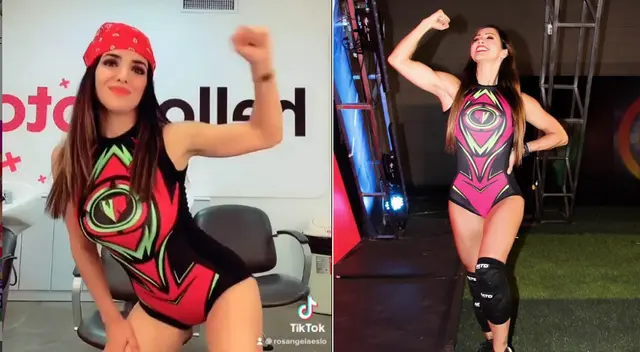 Rosángela Espinoza y Paloma Fiuza se lucen bailando temas de su época en Combate . Rosángela Espinoza y Paloma Fiuza se lucen bailando temas de su época en Combate .