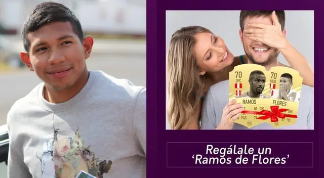 Edison Flores, volante de la selección peruana, fue noticia en las redes sociales.