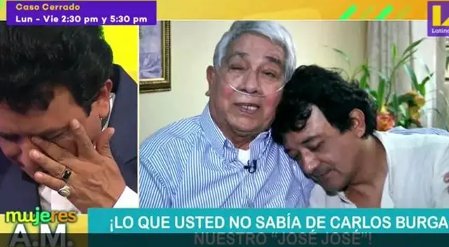 Imitador de 'Jose Jose' rompe en llanto al recordar a su padre fallecido