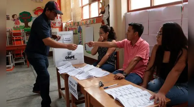 confirmación de la ONPE