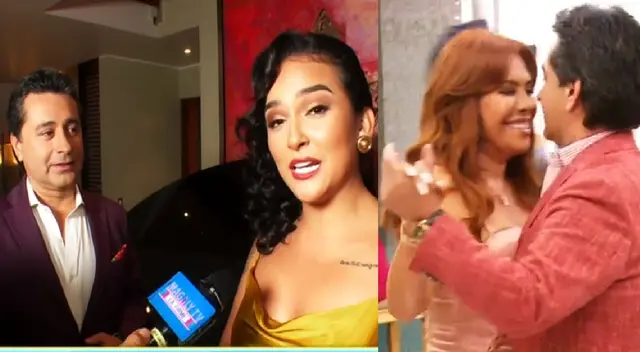 Magaly Medina feliz por el éxito de Alfredo Zambrano y Daniela Darcourt.