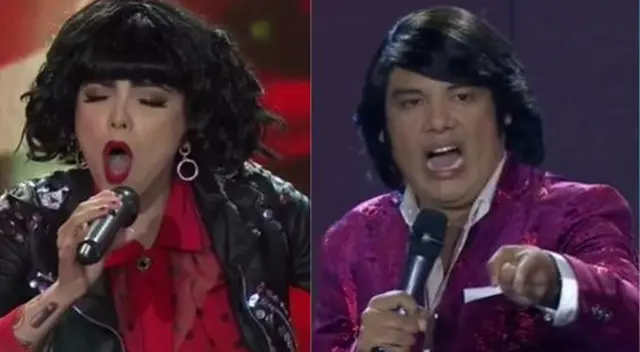 Mon Laferte y Sandro se enfrentaron por la ‘Silla de los consagrados’. Mon Laferte y Sandro se enfrentaron por la ‘Silla de los consagrados’.
