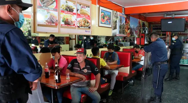 Todos fueron llevados al centro temporal y se les colocó su multa.