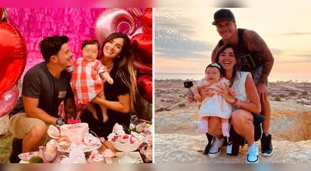 Mario Hart festejó los 5 meses de su hija Lara.