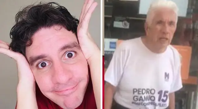 Germán Loero reclamó a anciano sobre el uso de la mascarilla