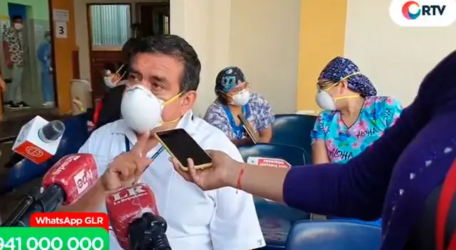 Director del hospital San Bartolomé, Dr. Carlos Santillán.