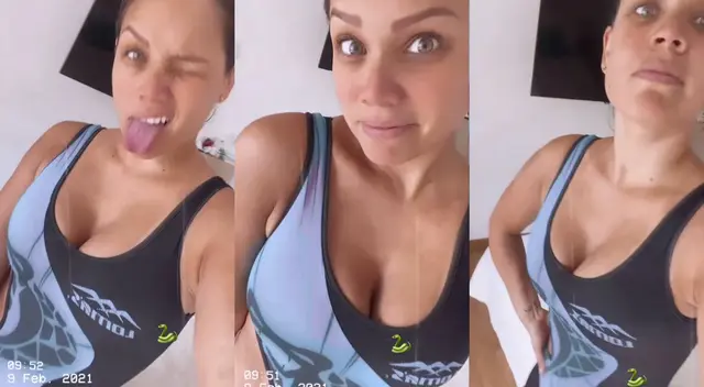 La modelo Andrea San Martín compartió cómo luce con el uniforme de Las Cobras tras estar alejada de los reality de competencia desde hace varios años.