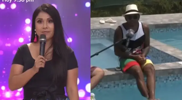 Josimar le juega pesada broma a Tula Rodríguez en plena entrevista. Josimar le juega pesada broma a Tula Rodríguez en plena entrevista.