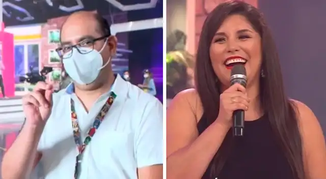 Lady Guillén se emocionó al hablar de su esposo.